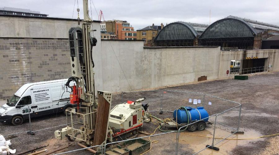 Conventional foundation of Google HQ.